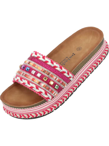 Palado Plateau-Pantoletten Vaphine by Sila Sahin in Pink