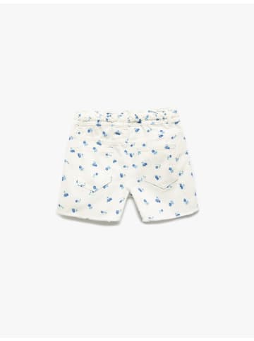KOTON Shorts in Blau Gemustert