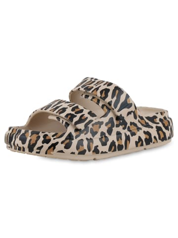 VAN HILL Pantoletten Linda in Leopard