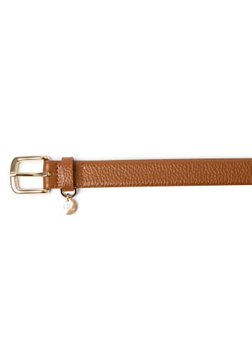 Marie Lund Ledergürtel in camel - 0019