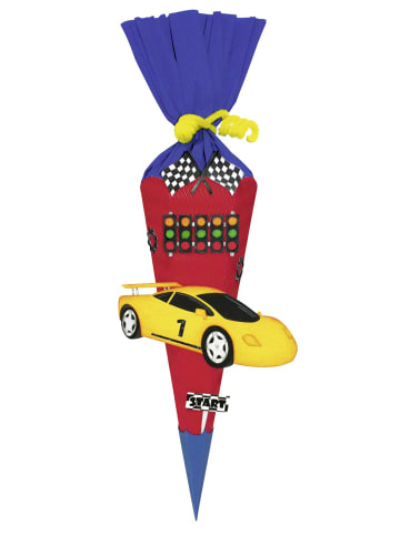 URSUS Schultüten Bastelset-Mini, Rennwagen, 40 cm - ab 5 Jahren