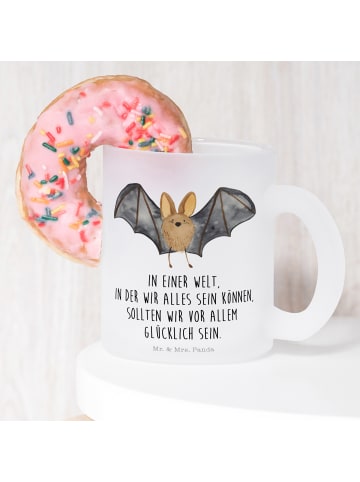 Mr. & Mrs. Panda Tasse Fledermaus Flügel mit Spruch in Transparent