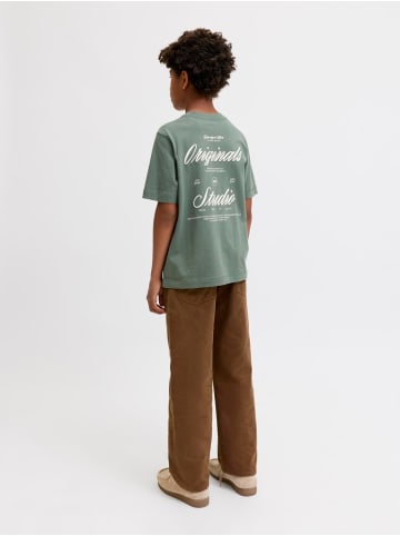 JACK & JONES Junior T-Shirt JORNORREBRO TYPO TEE CREW NECK JNR in laurel wreath