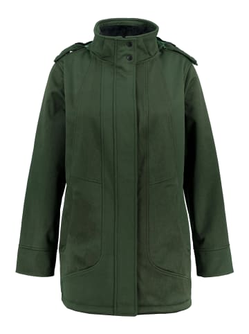 Ulla Popken Softshelljacke in sumpfgrün