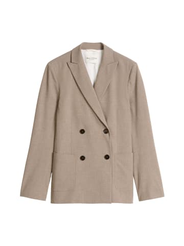 Marc O'Polo Doppelreiher Blazer slim in Chalky Brown Melange