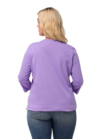 Ulla Popken Shirt in blauer flieder