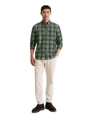Marc O'Polo Cord-Hemd regular in Medium Green
