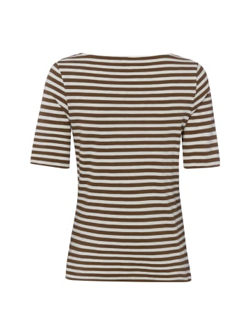 s.Oliver T-Shirt in oliv weiß