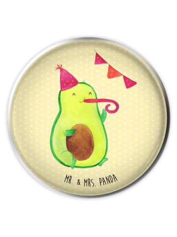 Mr. & Mrs. Panda Waschbecken Verschluss Avocado Party ohne Spruch in Gelb Pastell