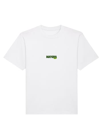 wat? Apparel T-Shirt Matcha Lovers Club in Weiß