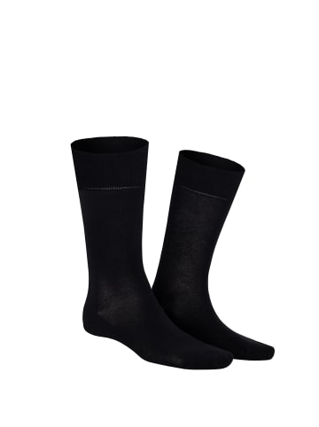 Kunert Socken Richard druckfreier Bund in Black