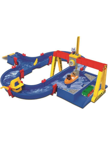 Aquaplay ContainerPort Wasserbahn in Blau ab 3 Jahre