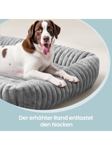 Feandrea Hundebett Baddi in Taubengrau - (B)120 x (H)23 x (T)85 cm