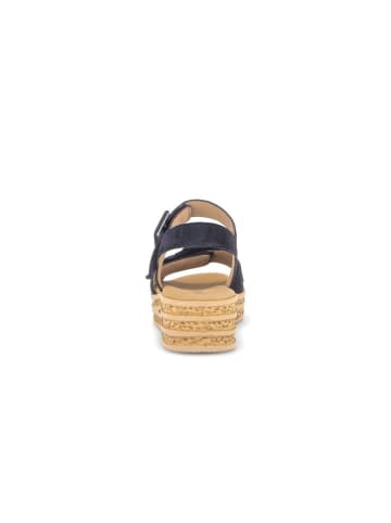 Gabor Plateau Sandalen für Damen in dunkel-blau