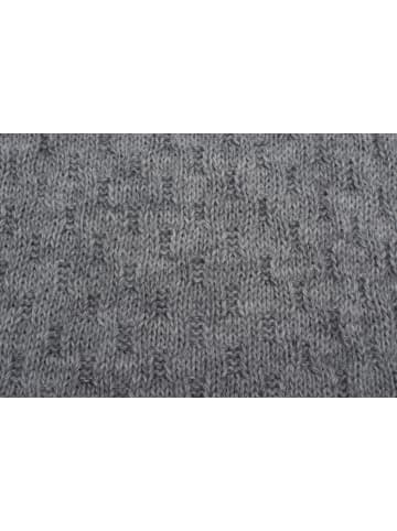 styleBREAKER Strick Schal in Grau meliert