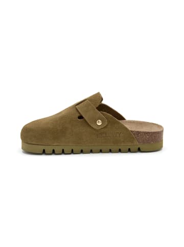 billowy Pantoletten  in khaki