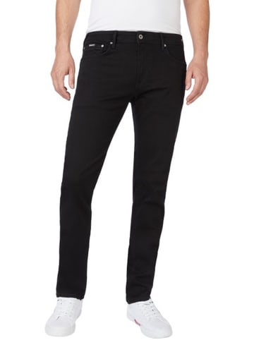 Pepe Jeans Jeans Stanley tapered in Schwarz