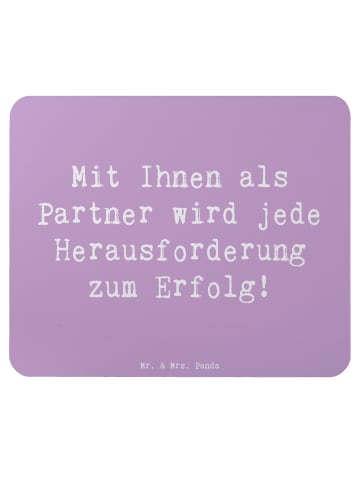 Mr. & Mrs. Panda Mouse Pad Spruch Erfolgreiche Geschäftspartner ... in Lavendeltraum