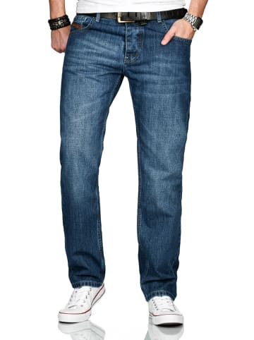 Alessandro Salvarini Jeans Salvarini-Basic-Multi9 in Mittelblau