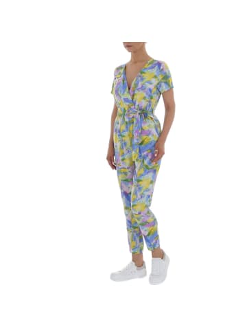 Ital-Design Jumpsuit & Zweiteiler in Blau und Gelb