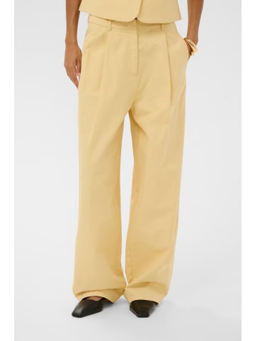 Soaked in Luxury Pants Suiting SLBelisma Regular fit in Reed Yellow