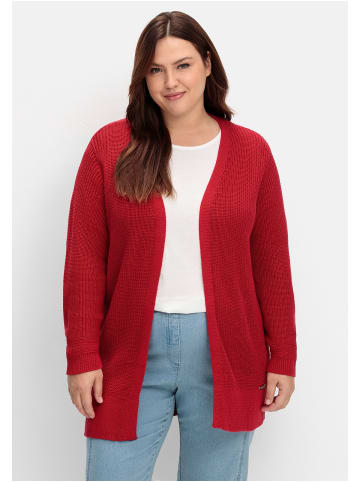 sheego Strickjacke in rot