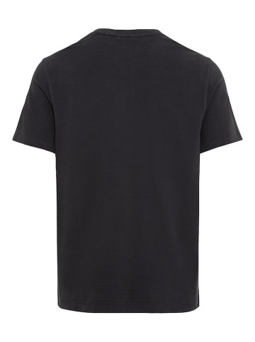 Camel Active Knopfleisten T-Shirt für Herren in schwarz