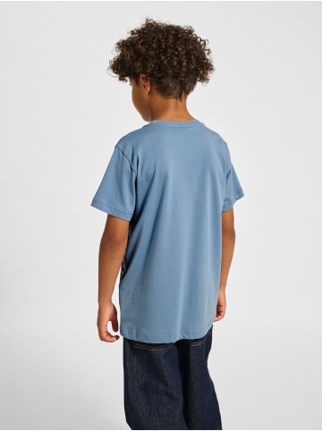 Hummel T-Shirt Hmlprint Kinder in FADED DENIM