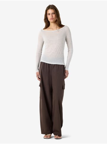 Noisy may Bluse in White Melange1