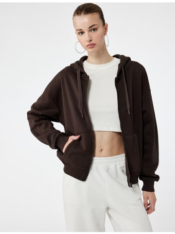 KOTON SWEATSHIRTS in Braun
