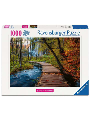 Ravensburger Ravensburger Puzzle 1.000 Teile Herbstlicher Waldweg in bunt