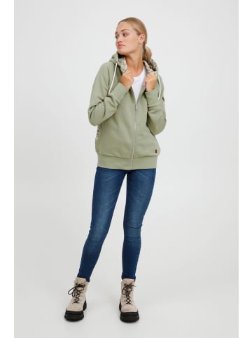 Oxmo Kapuzensweatjacke OXUlla in Grün