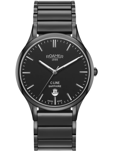 Roamer Schweizer Uhr C-Line schwarz in schwarz