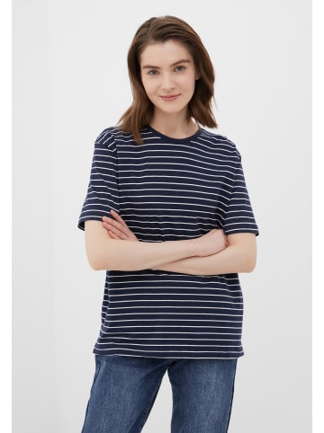 Finn Flare T-Shirt Streifen in dark blue