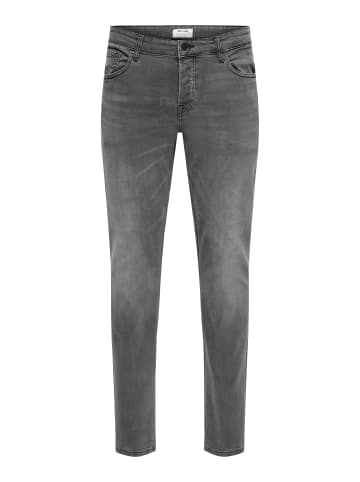 ONLY & SONS Slim Fit Jeans in Black Denim