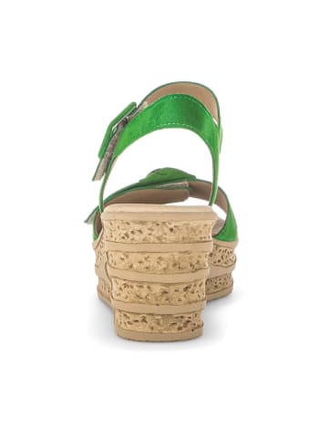Gabor Keilsandaletten in Grün