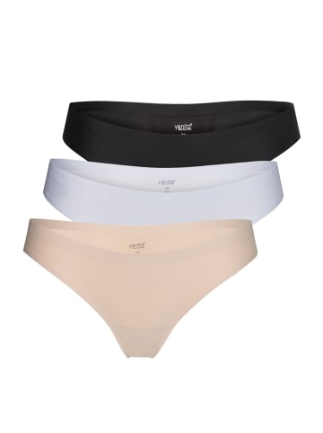 Yenita® Strings "Invisible" 3er Pack aus Mikrofaser in gemischt