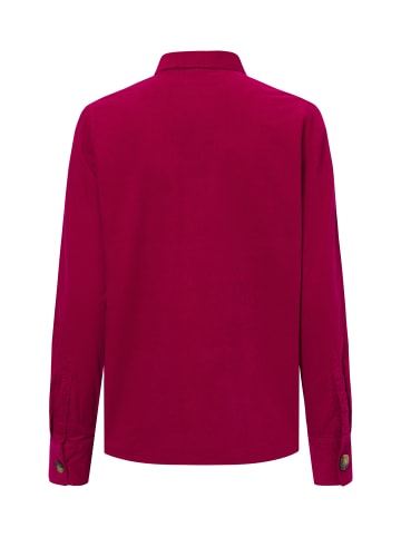 Marie Lund Cordbluse in himbeer