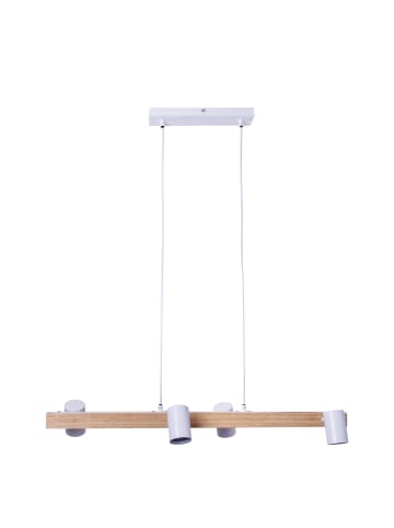 näve Pendelleuchte "FRIDA" in weiß - (L)80 cm x (B)24 cm x (H)120 cm