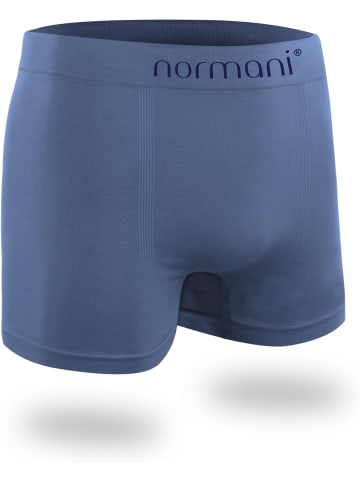 normani 12 Stück Mikrofaser-Boxershorts für Herren in Blau / Blau/Hellblau
