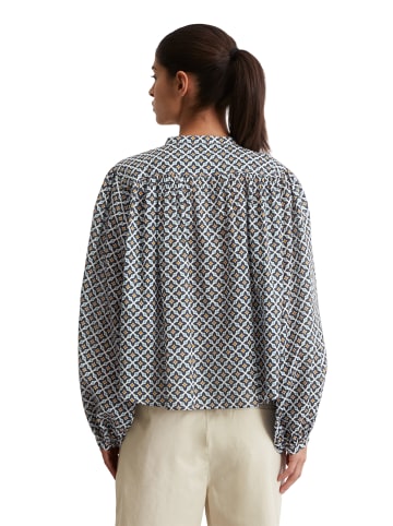 Marc O'Polo Print-Bluse relaxed in multi/muted blue