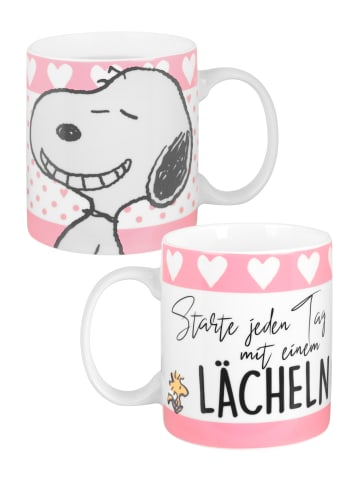 United Labels The Peanuts Snoopy Zaubertasse Farbwechseltasse Becher Kaffee Tasse in weiß