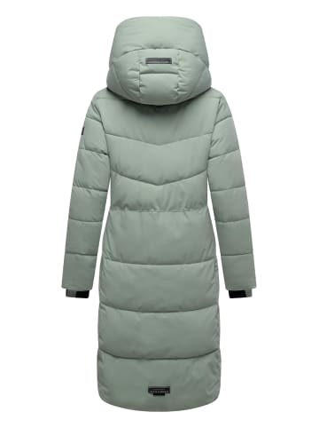 Navahoo Steppmantel Schokokuss XIV in Smokey Mint
