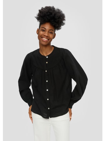QS Bluse in 9999_schwarz