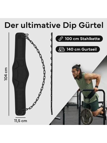 Neolymp Dip-Gürtel "DG210" in Schwarz, 1500 g