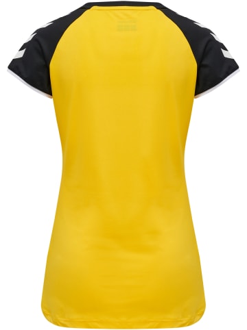 Hummel Hummel T-Shirt Hmlcore Volleyball Damen Dehnbarem Atmungsaktiv Feuchtigkeitsabsorbierenden in BLAZING YELLOW