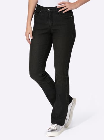 Sieh an! Bootcut-Jeans in graphit-denim