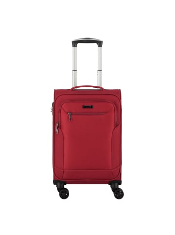 D&N Travel Line 6854 4-Rollen Kabinentrolley 55 cm bordeaux
