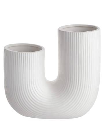Butlers Butlers Vase TUBE in Weiß