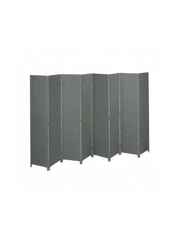 relaxdays Paravent in Grau - (B)320 x (H)170 cm